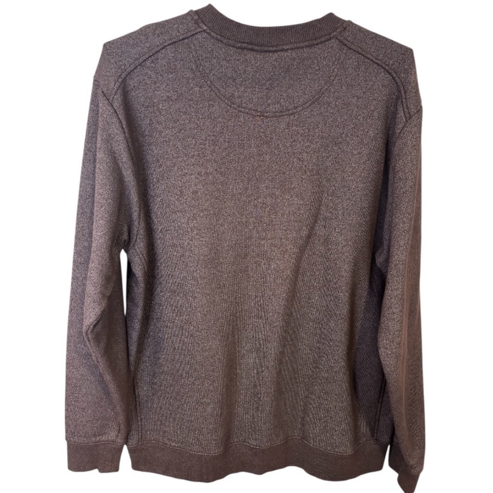 Columbia Men's Crewneck Sweater in Rich Brown Size XL - Picture 8 of 10